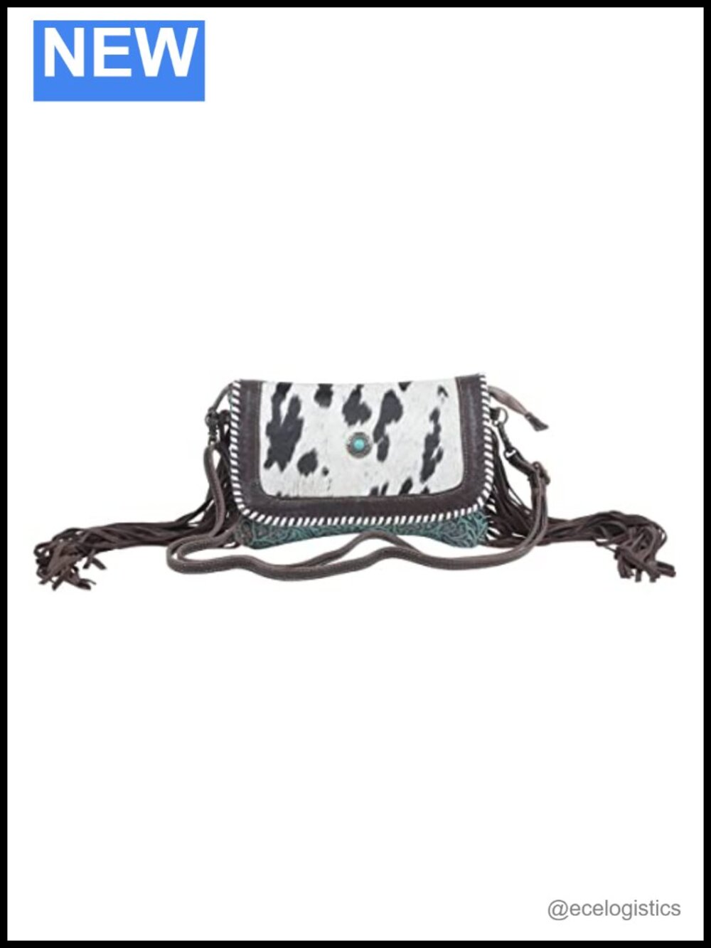 Genuine Leather Hairon Shoulder Bag Crossbody Handbag Sling